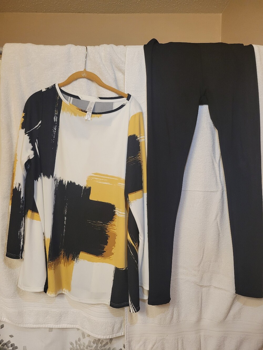 Marla Wynne Shirt and Black Pants
